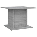 Coffee Table Grey Sonoma 55.5x55.5x40 cm Engineered Wood - Front View
