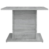 Coffee Table Grey Sonoma 55.5x55.5x40 cm Engineered Wood - Rear View