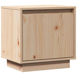 Bedside Cabinet 40x30x40 cm Solid Wood Pine - Front View