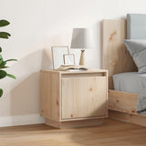 Bedside Cabinet 40x30x40 cm Solid Wood Pine - Side View