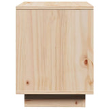 Bedside Cabinet 40x30x40 cm Solid Wood Pine - Rear View