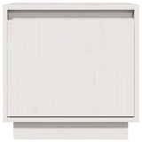 Bedside Cabinet White 40x30x40 cm Solid Wood Pine