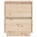 Bedside Cabinet 40x35x50 cm Solid Wood Pine - 45-Degree Angle