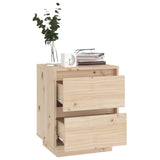 Bedside Cabinets 2 pcs 40x35x50 cm Solid Wood Pine - 45-Degree Angle