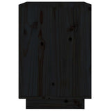 Bedside Cabinets 2 pcs Black 40x35x50 cm Solid Wood Pine - Extra Image