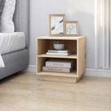 Bedside Cabinets 2 pcs 40x34x40 cm Solid Wood Pine - Top-Down View