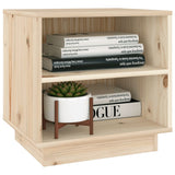 Bedside Cabinets 2 pcs 40x34x40 cm Solid Wood Pine - 45-Degree Angle