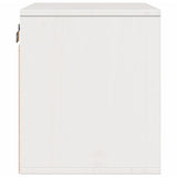 Wall Cabinet White 45x30x35 cm Solid Wood Pine