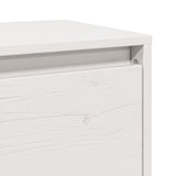 Wall Cabinets 2 pcs White 45x30x35 cm Solid Wood Pine - Extra Image