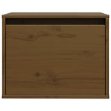 Wall Cabinet Honey Brown 45x30x35 cm Solid Wood Pine