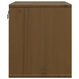 Wall Cabinet Honey Brown 45x30x35 cm Solid Wood Pine