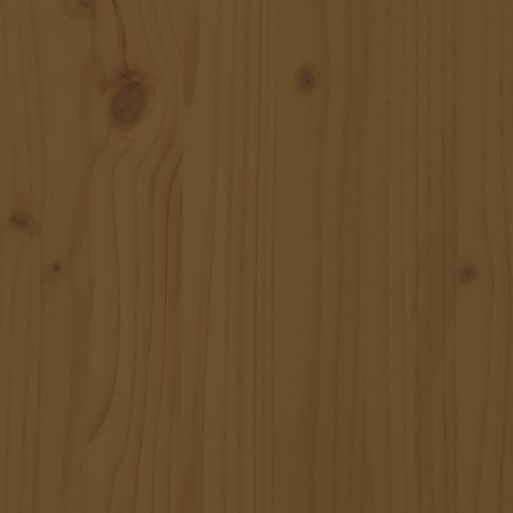 Wall Cabinet Honey Brown 45x30x35 cm Solid Wood Pine
