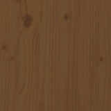 Wall Cabinet Honey Brown 45x30x35 cm Solid Wood Pine