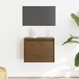 Wall Cabinet Honey Brown 45x30x35 cm Solid Wood Pine