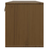 Wall Cabinets 2 pcs Honey Brown 45x30x35 cm Solid Wood Pine - Close-Up Angle
