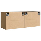 Wall Cabinets 2 pcs Honey Brown 45x30x35 cm Solid Wood Pine