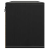 Wall Cabinets 2 pcs Black 45x30x35 cm Solid Wood Pine