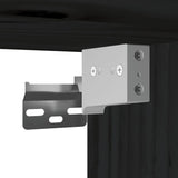 Wall Cabinets 2 pcs Black 45x30x35 cm Solid Wood Pine - Extra Image