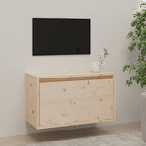 Wall Cabinet 60x30x35 cm Solid Wood Pine - Side View