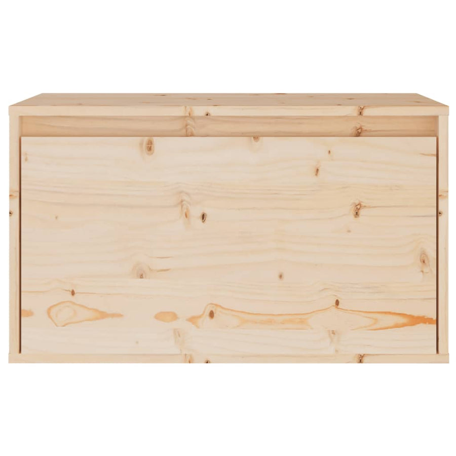 Wall Cabinet 60x30x35 cm Solid Wood Pine