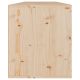 Wall Cabinets 2 pcs 60x30x35 cm Solid Wood Pine - Low Angle