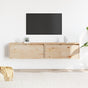 Wall Cabinets 2 pcs 80x30x35 cm Solid Wood Pine