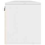 Wall Cabinets 2 pcs White 80x30x35 cm Solid Wood Pine