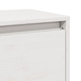 Wall Cabinets 2 pcs White 80x30x35 cm Solid Wood Pine - Extra Image