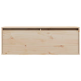 Wall Cabinet 100x30x35 cm Solid Wood Pine - 45-Degree Angle