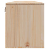 Wall Cabinets 2pcs 100x30x35 cm Solid Wood Pine - Low Angle