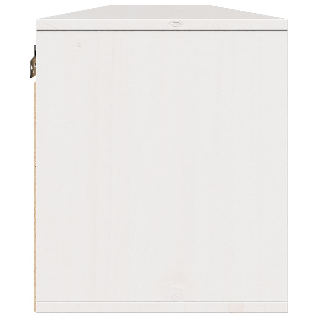 Wall Cabinets 2pcs White 100x30x35 cm Solid Wood Pine