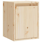 Wall Cabinet 30x30x40 cm Solid Wood Pine - Front View