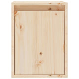 Wall Cabinets 2pcs 30x30x40 cm Solid Wood Pine - Rear View
