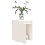 Wall Cabinets 2pcs White 30x30x40 cm Solid Wood Pine - Top-Down View