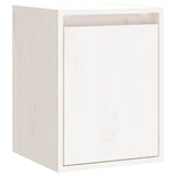 Wall Cabinets 2pcs White 30x30x40 cm Solid Wood Pine - 45-Degree Angle
