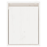 Wall Cabinets 2pcs White 30x30x40 cm Solid Wood Pine - Rear View