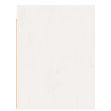 Wall Cabinets 2pcs White 30x30x40 cm Solid Wood Pine - Close-Up Angle