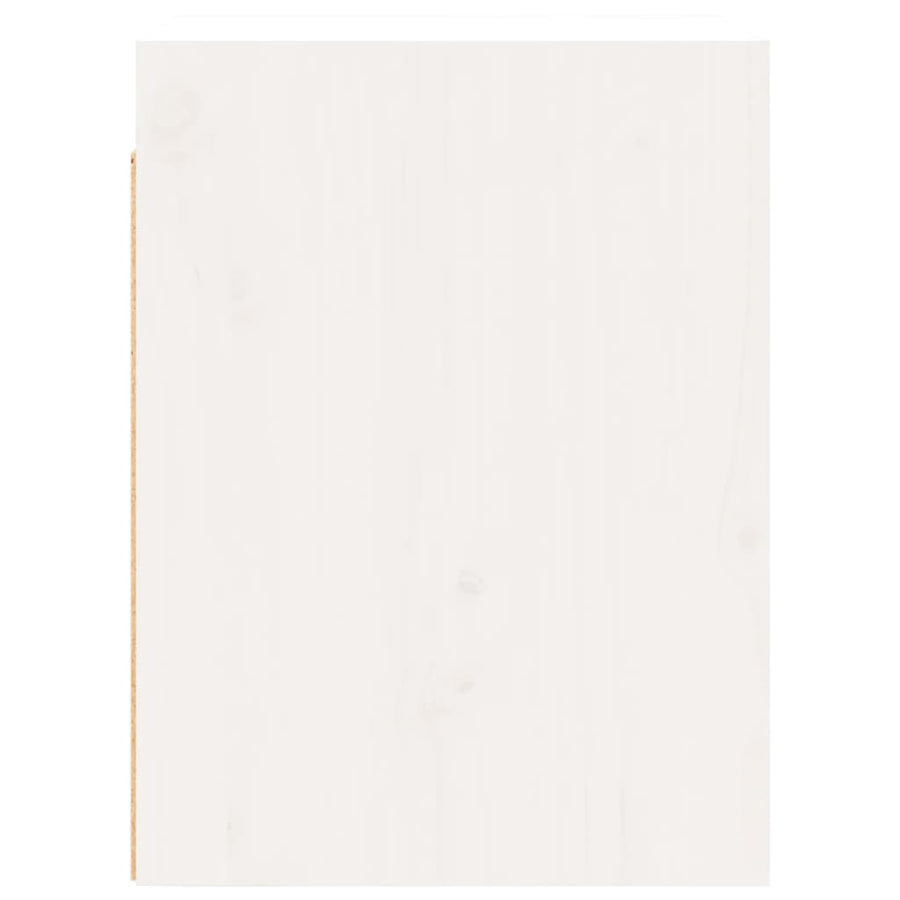 Wall Cabinets 2pcs White 30x30x40 cm Solid Wood Pine