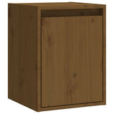Wall Cabinet Honey Brown 30x30x40 cm Solid Wood Pine