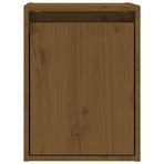 Wall Cabinet Honey Brown 30x30x40 cm Solid Wood Pine