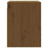 Wall Cabinet Honey Brown 30x30x40 cm Solid Wood Pine