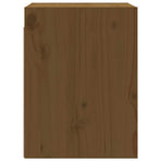 Wall Cabinet Honey Brown 30x30x40 cm Solid Wood Pine