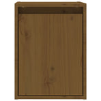 Wall Cabinets 2pcs Honey Brown 30x30x40 cm Solid Wood Pine
