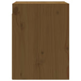 Wall Cabinets 2pcs Honey Brown 30x30x40 cm Solid Wood Pine - Close-Up Angle