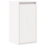 Wall Cabinet White 30x30x60 cm Solid Wood Pine - Front View