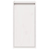 Wall Cabinet White 30x30x60 cm Solid Wood Pine - Top-Down View