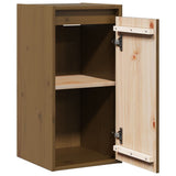 Wall Cabinet Honey Brown 30x30x60 cm Solid Wood Pine - 45-Degree Angle