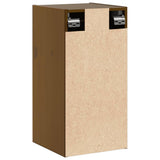 Wall Cabinet Honey Brown 30x30x60 cm Solid Wood Pine - Close-Up Angle