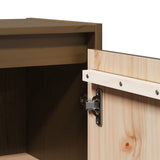 Wall Cabinet Honey Brown 30x30x60 cm Solid Wood Pine - Extra Image