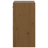 Wall Cabinets 2 pcs Honey Brown 30x30x60 cm Solid Wood Pine - Low Angle